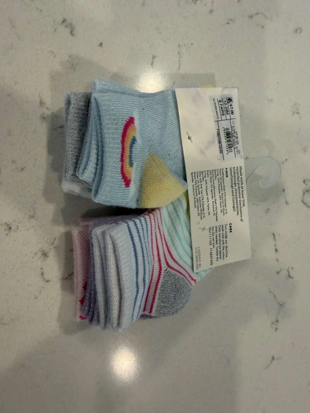 Cat & Jack Low-cut Socks (6-pk)